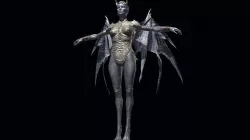 Succubus Low-poly 3D model