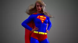 Superwoman - Female Superman - Supergirl 3D model
