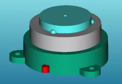 Toys for boys-house/90 deg extension-bayonet lock/standalone OpenSCAD CSV