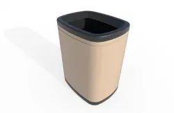 Trashbin M01 Low-poly 3D model