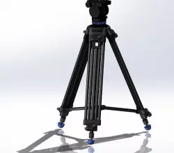 Tripod Photo Camera 3D model
