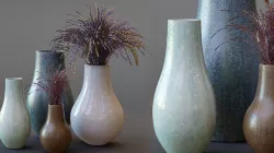 West Elm Vases Low-poly 3D model