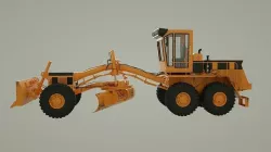3D model of Modern Grader  3D model