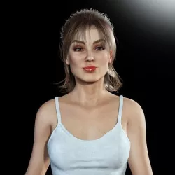 3D Realistic Beautiful Girl  3D Iclone CC and Blender 3D model