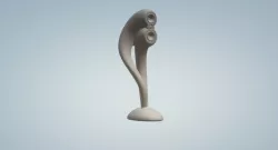 4 printable mini solids of iconic Aural Sculptures by 3BE Audio