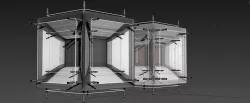 6D Tesseract - Ionic Lifter - Concept 3D model