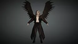 AAA Fantasy Male Character 08 The Vampire Low-poly 3D model