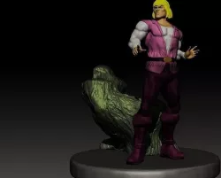 Adam from He-man 3D model