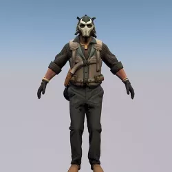  Agent from the game CSGO Sir Darryl Professionals 3D model