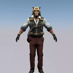  Agent from the game CSGO Sir Professionals 3D model
