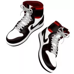 Air Jordan 1 High Sneakers Classic Shoes 3D model