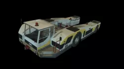 Airplane Pushback Tug  Low-poly 3D model