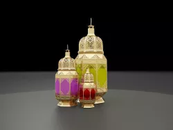 Arabic lamp 3D model