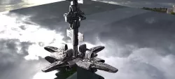 Arch reactor Pilon Tower Sci-Fi 3D model