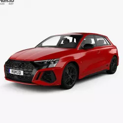 Audi RS3 sportback 2022 3D model