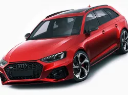 Audi RS4 Avant 2020 3D model