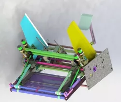 Auto paper feeding machine 3D model
