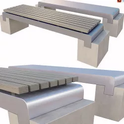 Barioni Bench 3D model