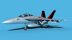 Boeing FA-18F Super Hornet V02 3D model