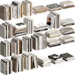 Books 3D model