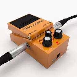 Boss Distortion DS-1 Guitar Effect Pedal 3D model