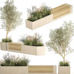 Bushes For Landscaping And Urban Environments 1140 3D model