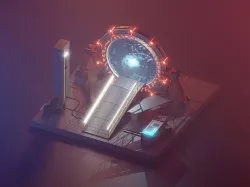 Cartoon Stargate 3D model