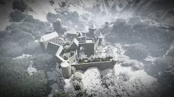 castle 3D model-castel Low-poly 3D model
