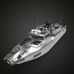 CB90 class fast assault craft 3D model
