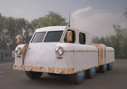 Chelyabinsk ATV Military Vehicle  3D model