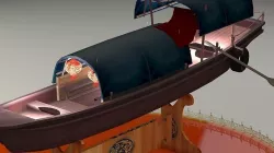 Chinese junk boat 3D model