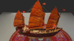 Chinese junk ship   3D model