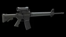 Colt Canada C7A2 Low Poly Low-poly 3D model