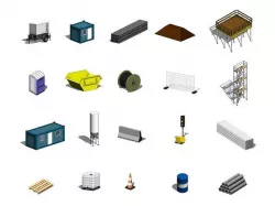 Construction Object Pack - Revit Family Collection 3D model