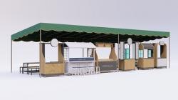 food stall tent 3d models 【 STLFinder