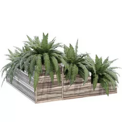 Corner tiered two 3D model
