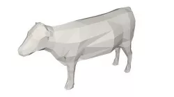 Cow animal Low-poly 3D model