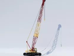 Crawler crane 3D model