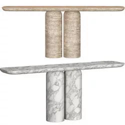 CUPOLA CARVED CONSOLE TABLE 3D model