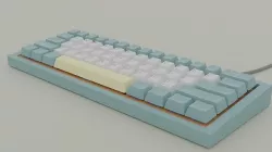 Custom keyboard 3D model