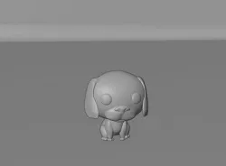 Cute Beagle Dog 3D model