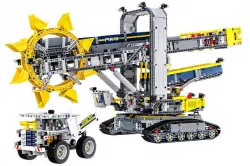 Designer LEGO TECHNIC Bucket Wheel Excavator 42055 3929 parts 3D model