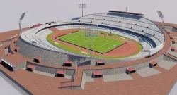 Estadio Olimpico Universitario - Ciudad de Mexico - Mexico 3D model