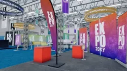 Expo Hall Low-poly 3D model