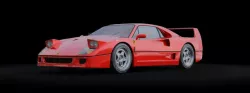 Ferrari F40 3D model