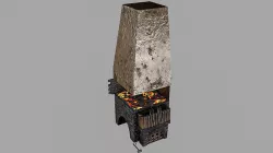 Forge  Low-poly 3D model
