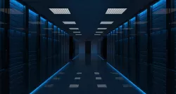 Futuristic Server Room 3D model