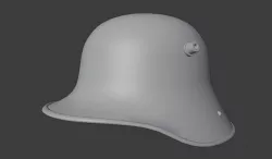 German M16 Stahlhelm Low-poly 3D model
