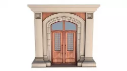 Gothic door 3D model