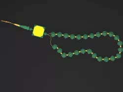 Green Kahraman Prayer Breads - Islamic  3D model